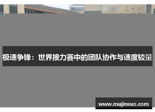 极速争锋：世界接力赛中的团队协作与速度较量